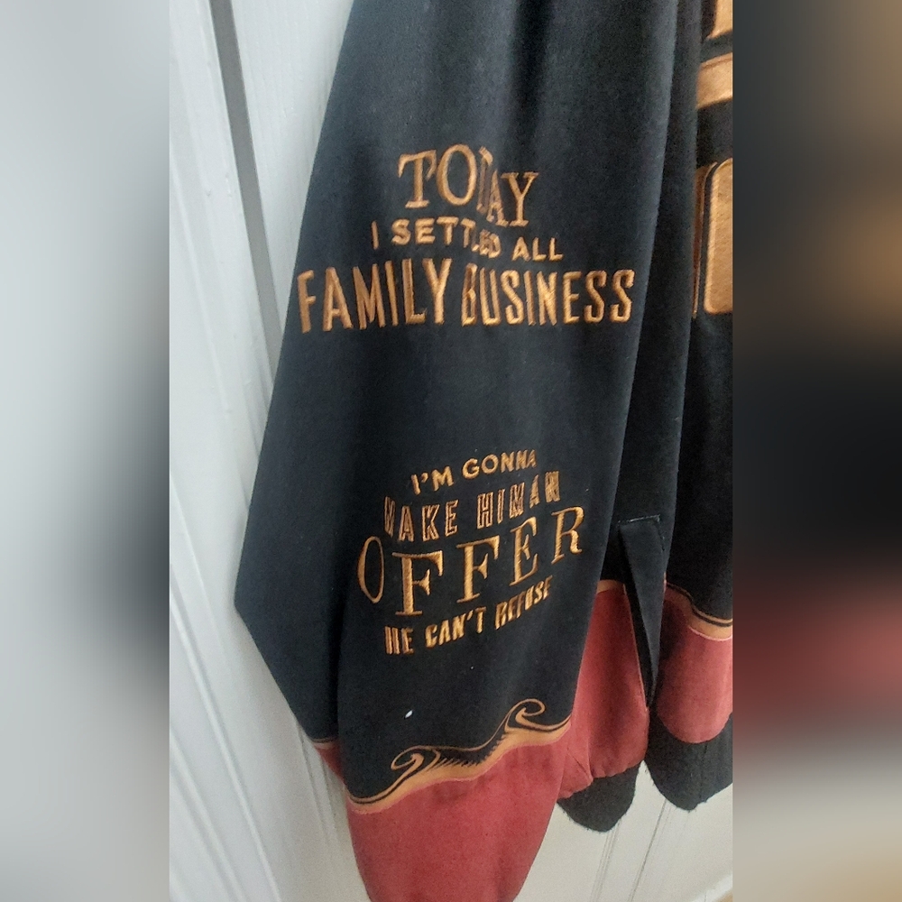 Vintage Godfather Black and Red Classic Jacket. - Picture 3 of 5